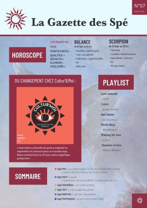 La gazette des sp&eacute;
