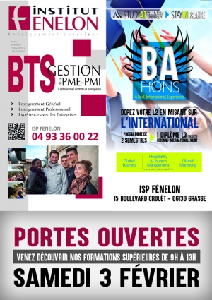 Portes ouvertes &agrave; l'Enseignement Sup&eacute;rieur