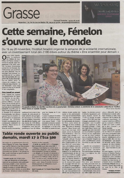 SEMAINE de SOLIDARITÉ INTERNATIONALE