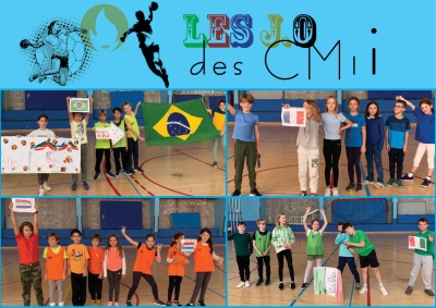 Tournoi de handball aux J.O des CM1 i