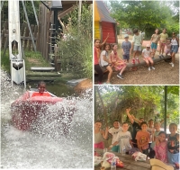 Les classes de CE2 au village des fous.