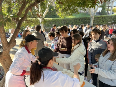 Gouter de la Chandeleur au Collège