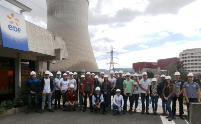 Les INGENIEURS 1° année en visite à la centrale nucléaire de CRUAS