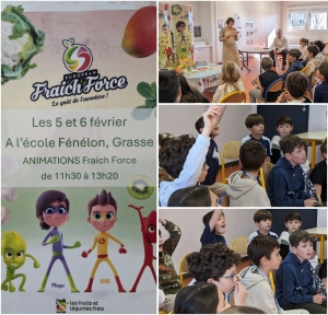 Atelier fruits et l&eacute;gumes frais