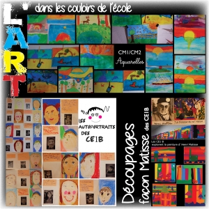 L&rsquo;art dans les couloirs de l&rsquo;&eacute;cole !