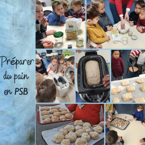 Pr&eacute;parer du pain en Petite Section