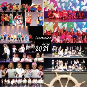 Spectacles de fin d&rsquo;ann&eacute;e &agrave; l&rsquo;&eacute;cole