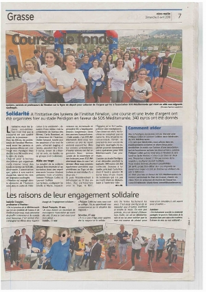 Course de solidarit&eacute;