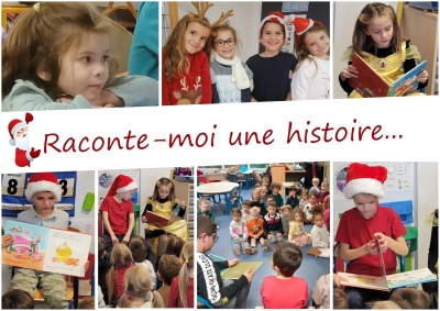 Les enfants de CE1 racontent des histoires de Noël