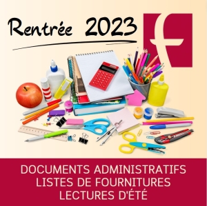 Rentrée 2023