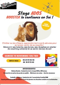 Stage ados : boostez la confiance en soi !