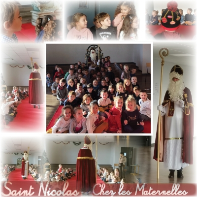 La visite de St Nicolas en maternelle