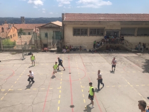 Match de foot profs/élèves