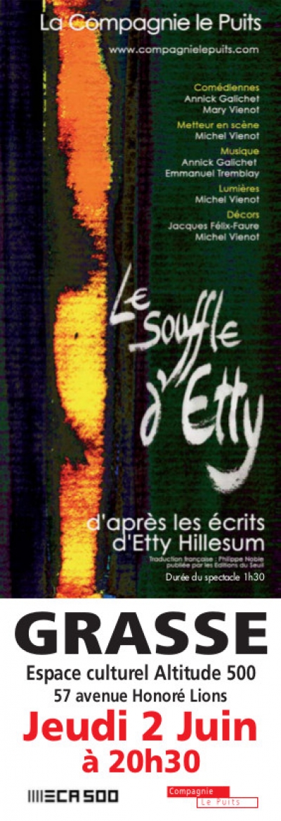 PIECE de THEATRE : le souffle d&#039;ETTY
