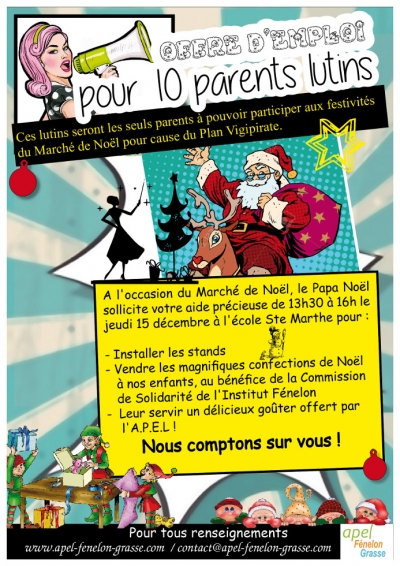 MARCHE de NOEL des ECOLES