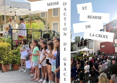 Messe d’Action de Grâce et remise de la Croix