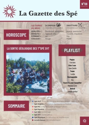La gazette des sp&eacute;