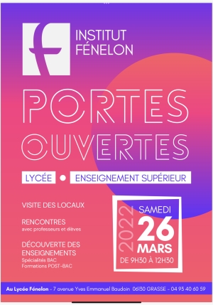 PORTES OUVERTES LYC&Eacute;E ET ENSEIGNEMENT SUP&Eacute;RIEUR