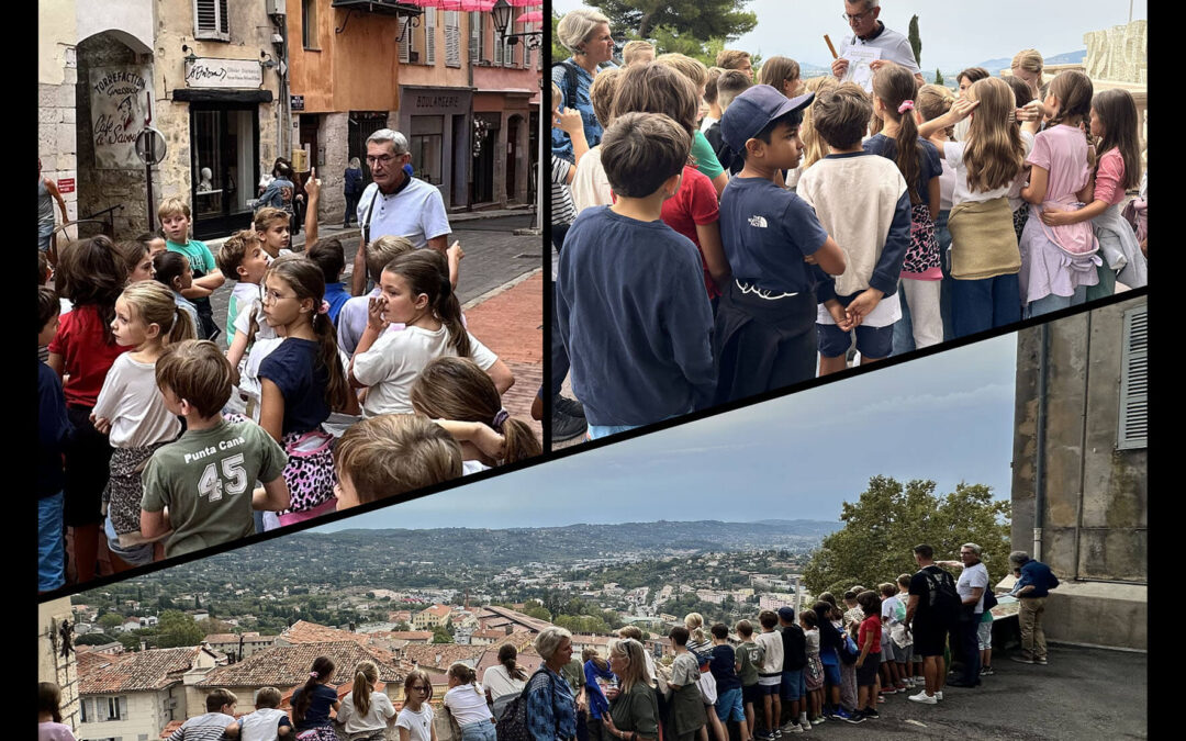 Une visite de « Grasse au Moyen-âge » pour les CM1